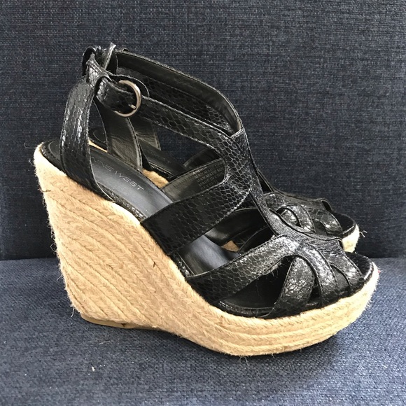 nine west espadrille wedges